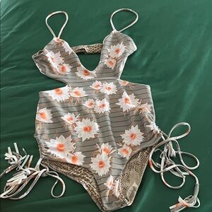Acacia Swimwear floral  Print Swimsuit